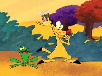 Dessins animés : Frog et Fou Furet