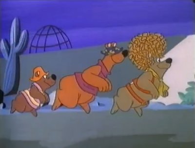 Dessins animés : Les Trois Ours (Help ! It's the Hair Bear Bunch)