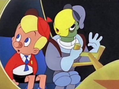 Dessins animés : Pinocchio dans l'espace