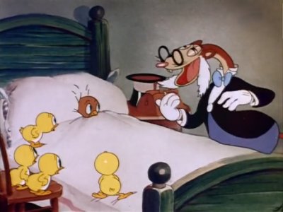 Dessins Animés : La belette qui éternue (The Sneezing Weasel - Merrie Melodies)