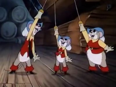 Dessins animés : Trois espiègles petites souris (Silly Symphonies)